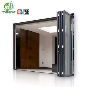 Front Entry Exterior Bi Fold Sliding Doors System Design